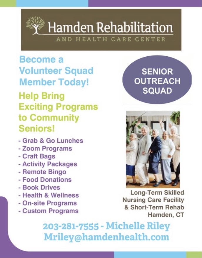 Become a Volunteer Squad Member Today! | Hamden Rehabilitation & Health ...